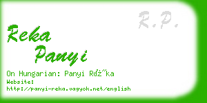 reka panyi business card